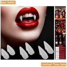 3 Pairs of Realistic Vampire Teeth Fangs - Perfect for Halloween & Cosplay Fun