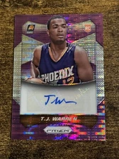 2014-15 Prizm Purple Pulsar Prizm /49 TJ Warren Rookie Auto Suns Color Match SP