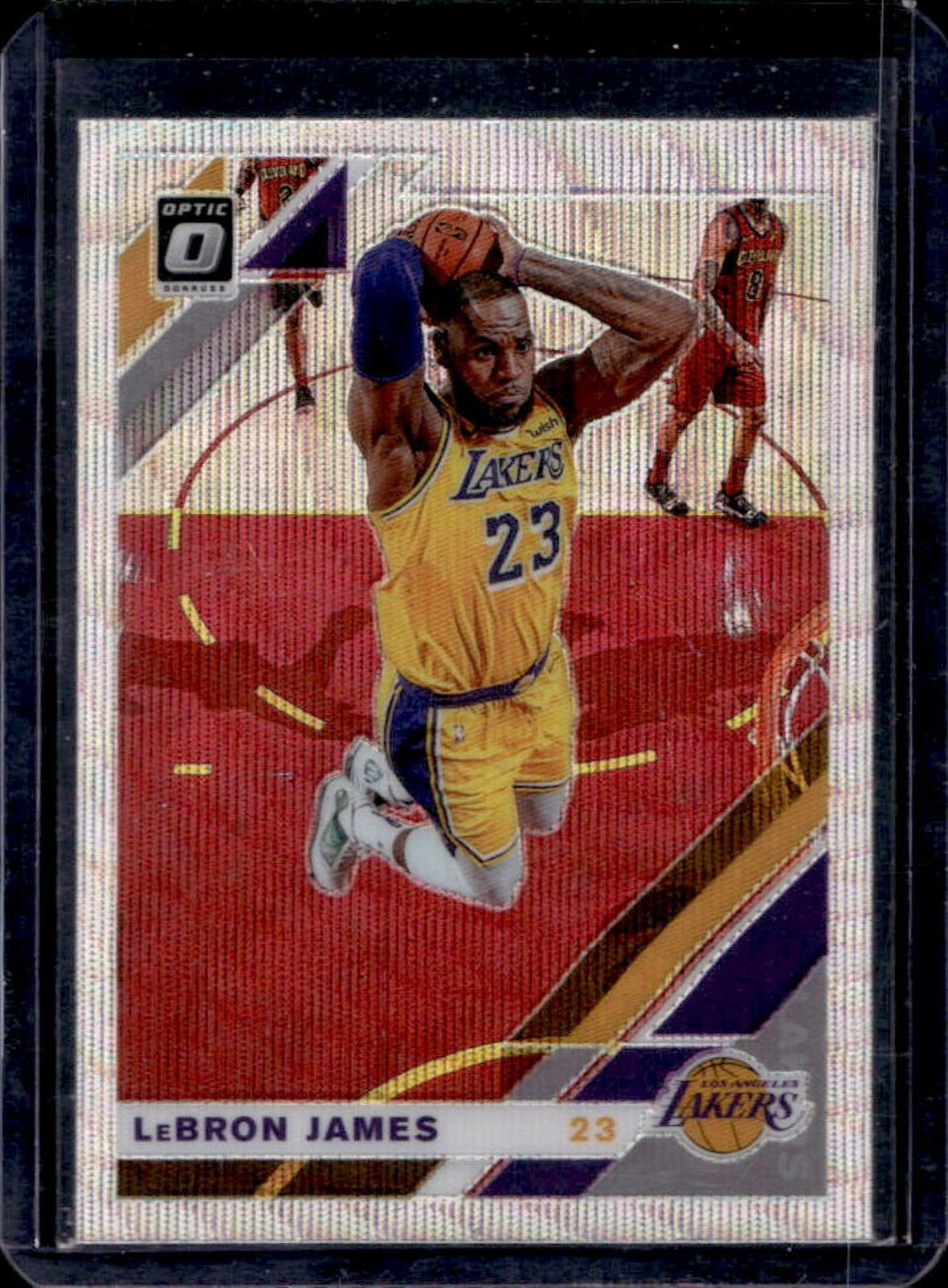 2019-20 Donruss Optic LeBron James Fanatics Silver Wave #60 Lakers