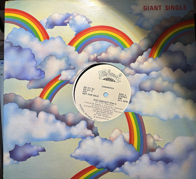 Casanova Eye Contact Part 1 Part 2 12  single record Salsoul PROMO NEAR MINT
