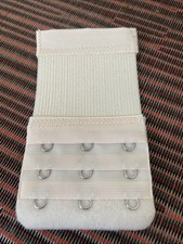 Light beige Bra Extender 3-Hook 3-Row Closure Multipack Polyester/Metal
