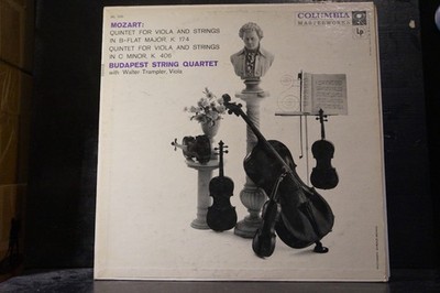 Mozart - Quintets For Viola and Strings K. 174 & K. 406 /Budapest String Quartet