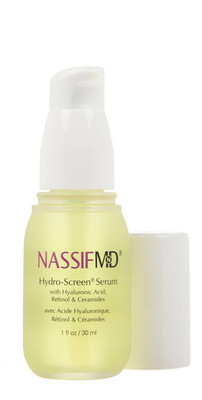 NassifMD Hydro-Screen Serum Hyaluronic Acid Retinol & Ceramides 1Oz W-O Box