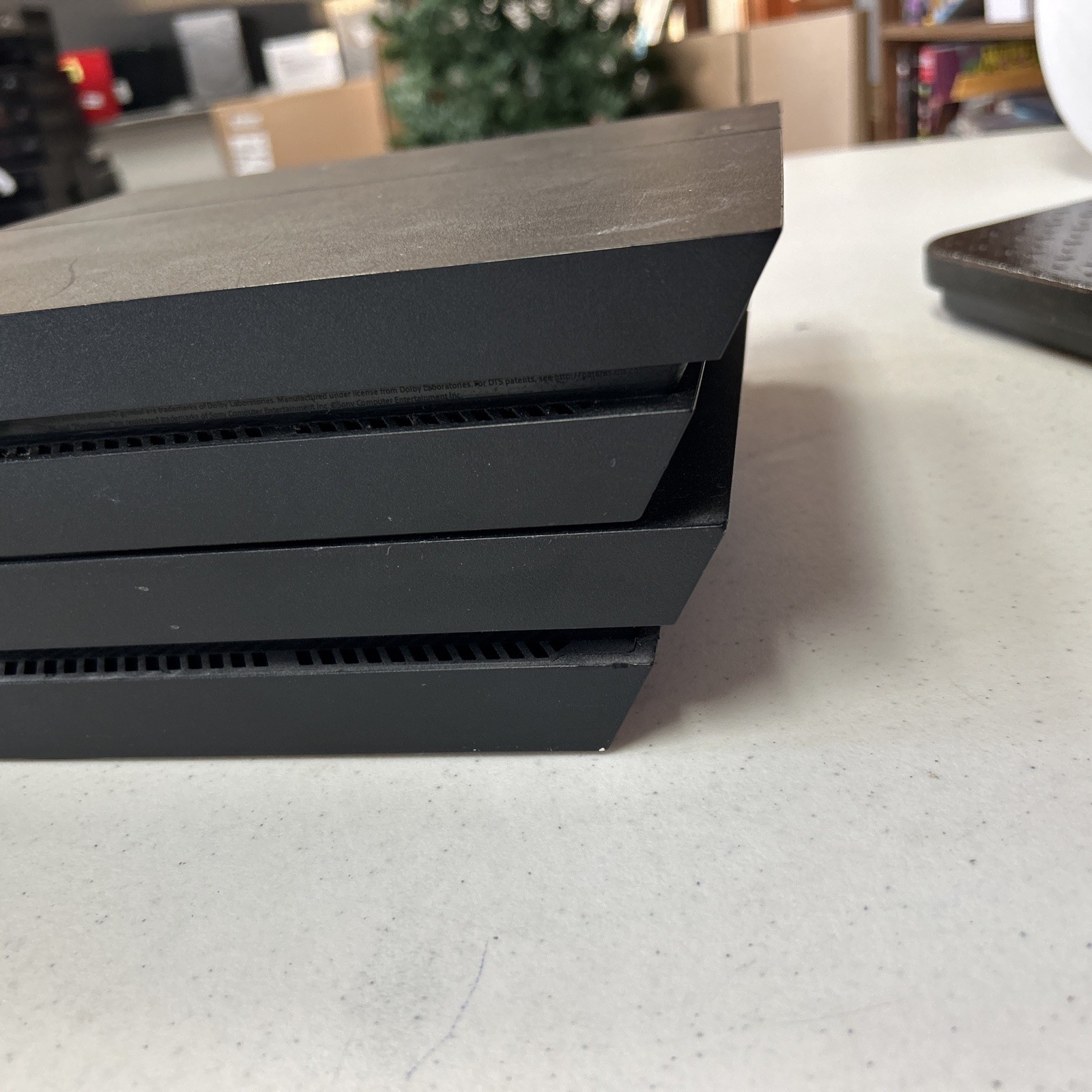 Lot Of 2 Defective Sony PlayStation 4 PS4 Black System Console Only For Parts