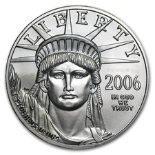 2006 1 oz American Platinum Eagle BU 2719.58 per troy oz