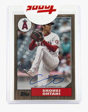 2022 Topps Shohei Ohtani 1987 35th Anniversary Auto Series Two Red #/25