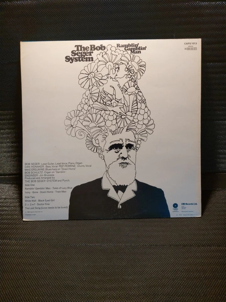 UNUSED Bob Seger System Ramblin' Gamblin' Man CAPS 1013 UK 1977 SLEEVE=NM LP=M - Bild 2 von 4