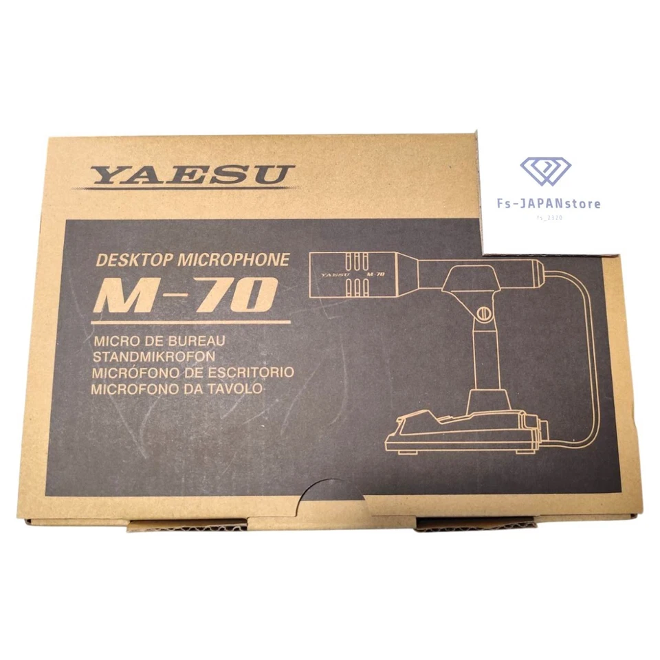 Microphone de bureau Yaesu M-70 coupe basse fréquence avec câble microphone NEUF