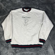 Vintage Pink Floyd Crewneck Sweatshirt USA Men  s Large Brockum Embroidered Rare