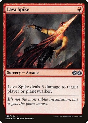 Lava Spike - Normal NM MTG Ultimate Masters