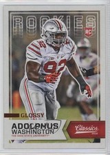 2016 Panini Classics Rookies Glossy Adolphus Washington #226 0w8