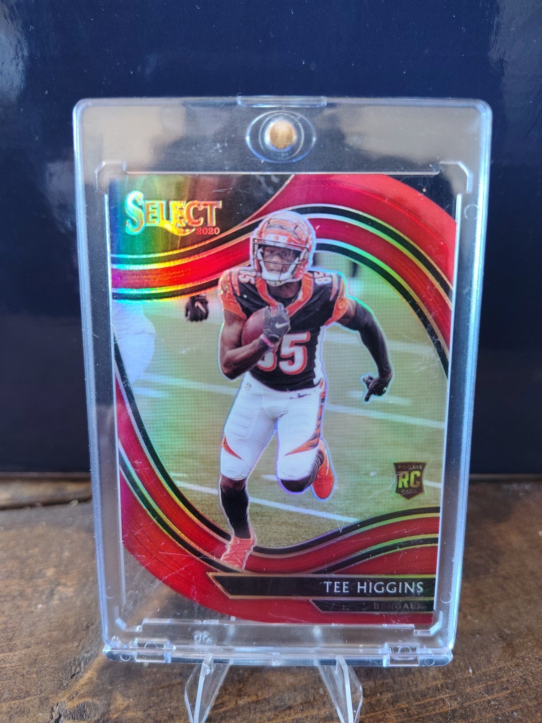 2020 Panini Select - Field Level Tee Higgins #360 Red Prizm Die-Cut (RC)