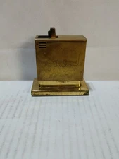 Augusta Patent West German Germany Lift-O-Lite Brass Table Lighter Circa 1940's