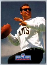 1991 Pro Line Portraits John Fourcade #198 New Orleans Saints Football Card