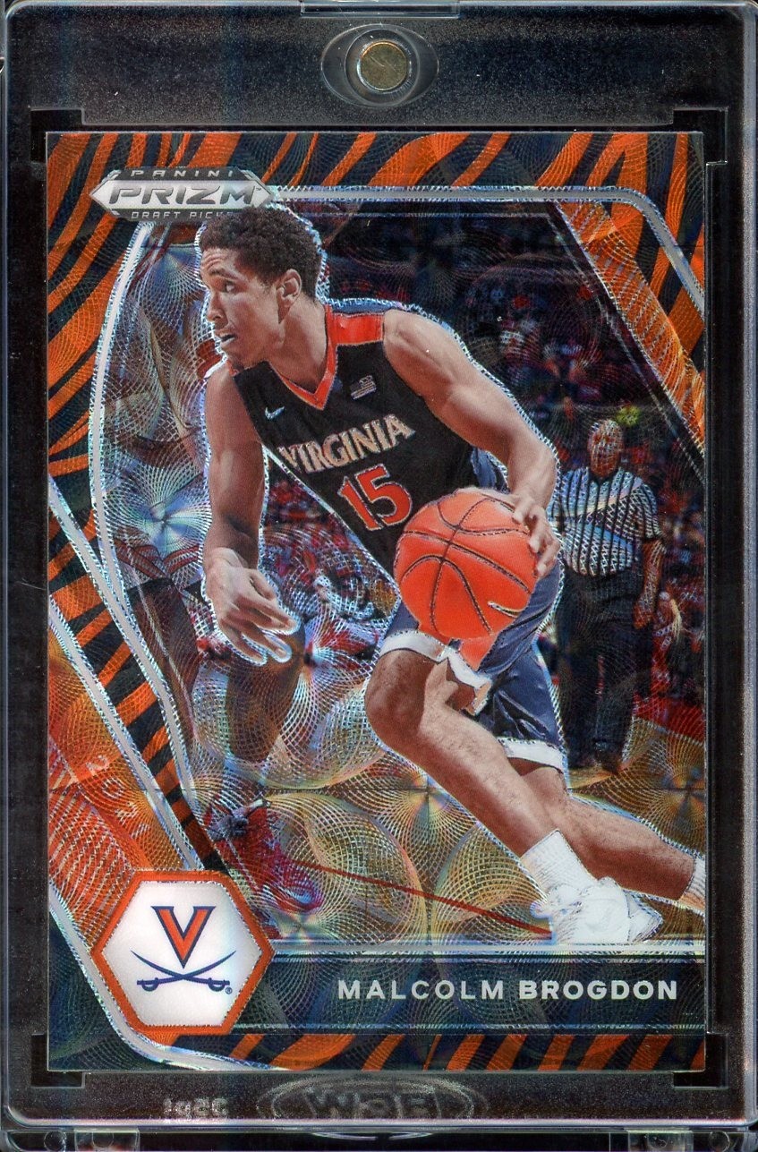 2021 Panini Prizm Draft Picks #74 Malcolm Brogdon Choice Tiger Stripe SP