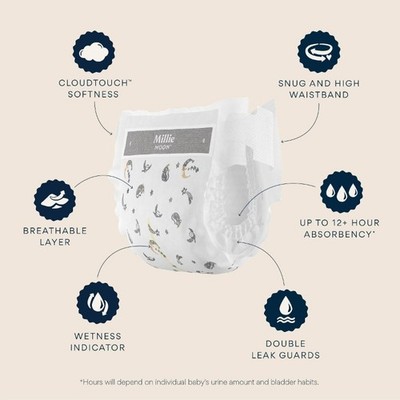 Millie Moon Disposable Overnight Diapers