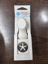 New Martha Stewart Double Craft Punch Sand Dollar  Starfish Scrapbooking Cards