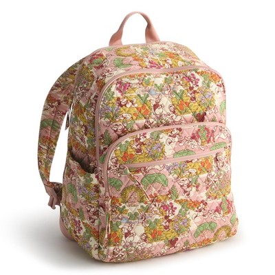 Vera Bradley Womens Disney Premium Cotton Bancroft Backpack, Mickeys Promenad...