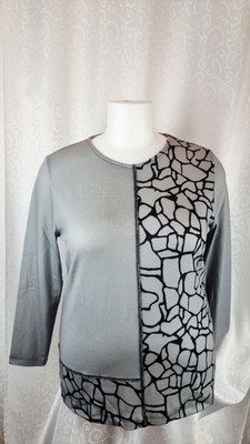 Bodyflirt Damen Pullover Größe 48 Grau Neu Ungetragen Elastisch Neu 250877
