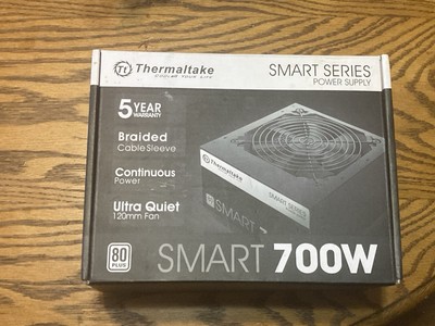 Thermaltake Smart 80 Plus 700W Power Supply ~ PS-SPD-0700NPCWUS-W ~