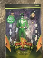 Mighty Morphin Power Rangers Figurine Ultimates Super7 Green Ranger Radiant Glow