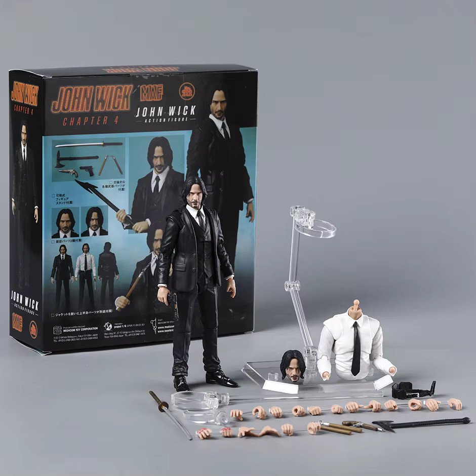 Medicom MAFEX No.212 John Wick Chapter 4 Action Figure Model Toy