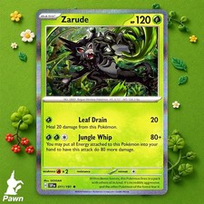 Zarude Holo 11/191 Surging Sparks Rare Pokemon TCG Card Game Ungraded Near Mint