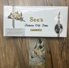 See's Famous Old Time Candies Milk Chocolate Butter 2 Pounds EMPTY BOX Vintage