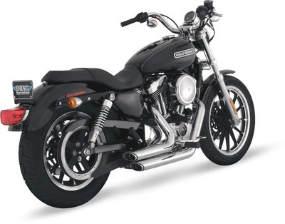 17219 AUSPUFFANLAGE SHORTSHOTS GESTAFFELT HARLEY XL 883 SPORTSTER 2004