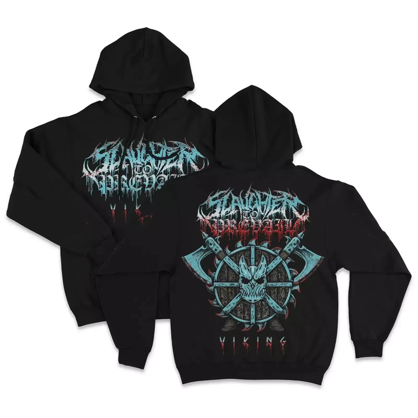 Slaughter To Prevail Viking Double Sided Hoodie