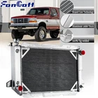4 Row Radiator For 1985-97 Ford F350 85-96 F150 F250 Bronco 1997 F250 HD 5.0L
