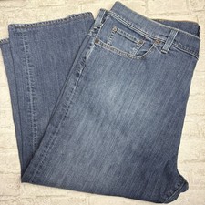 Lucky Brand 181 Relaxed Straight Men s Blue Jeans 44x30 EUC