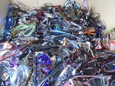 500 Reading Glasses Bulk Lot Assorted Strengths Readers Plastic Metal AS IS