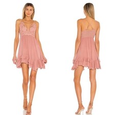 NWT Free People Adela Lace Dress Size L