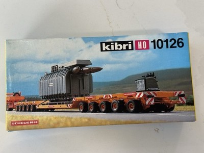 KIBRI # 10126--H/0--20 WHEEL LOW TRAILER W/TRANSFORMER, NOS