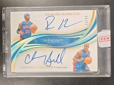 2019-20 Immaculate Richard Hamilton Chauncey Billups Dual Auto Autograph 10/49