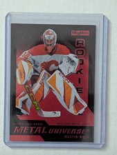 2023-24 Upper Deck Skybox Metal Hockey - Dustin Wolf -Rookies Retro Red PMG /100