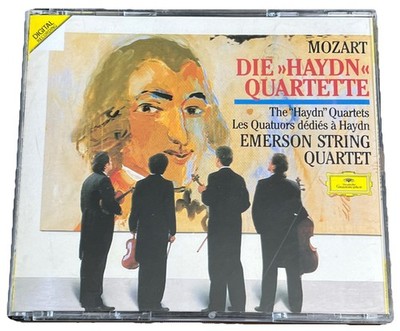 Mozart 6 Haydn Quartets EMERSON STRING QUARTET 3CD Set Made In GERMANY
