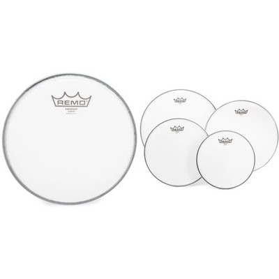 Remo Emperor Coated 5-piece Tom Drumhead Bundle