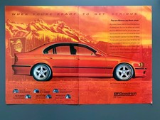 BF Goodrich BMW E39 Tuning Schnitzer 5er 1997 Vintage Ad Werbung Reklame