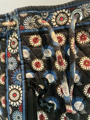 Vera Bradley Pattern Night Owl Drawstring Backpack Pockets  display picture 1
