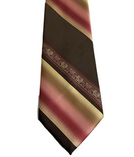 Vintage Wemlon by Wembley 59" x 4" 100 Polyester Men's Repp Tie