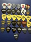 ((( THE WARNING ))) guitar pick SET of 31 picks!!!! WOW!!!  VERY RARE - SALE!!!!