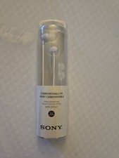 Sony Comfortable Fit Port Confortable Stereo Headphones Earbuds Noise Isolation