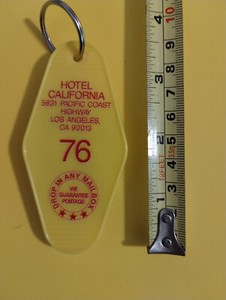 The Eagles HoteL CaLifornia NoVeLtY KeY Chain