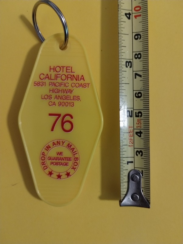 The Eagles HoteL CaLifornia NoVeLtY KeY Chain