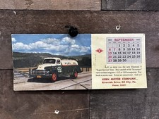 Vintage Gas & Oil 1953 &ldquo;Kern Motor Company&rdquo; Calendar Oil City Pa