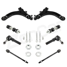 8pc Front Lower Control Arm Tierod Sway Bar Kit for Pontiac Grand Prix 04 - 08