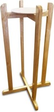 Dispensador de bebidas de agua de madera de 27" o soporte de piso para plantas para jarras de 3 o 5 galones