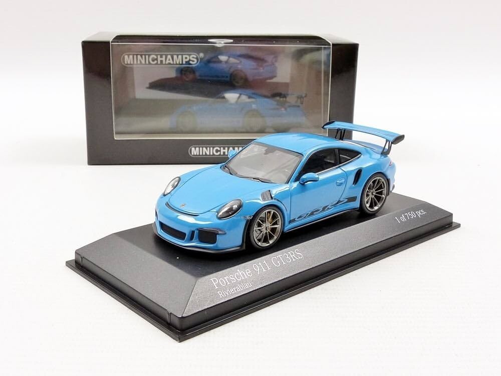 MINICHAMPS ミニチャンプス 991.1 GT3RS マイアミブルー MINICHAMPS ミニチャンプス 991.1 GT3RS マイアミブルー - メルカリ